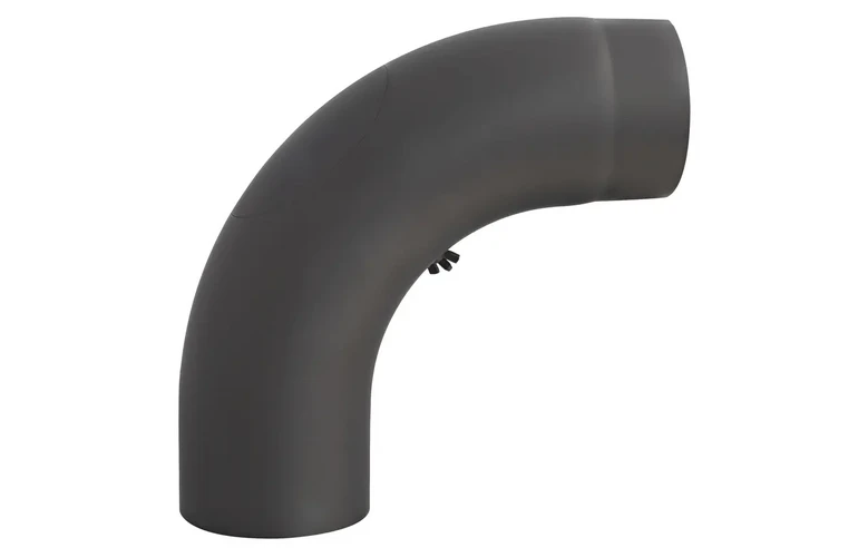 Darco колено низкое гнутое с ревизией 90&deg; (DC01/2,0 мм) Ф120