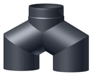 Darco тройник 120° тип Y (DC01/2,0 мм) Ф200 - 0min