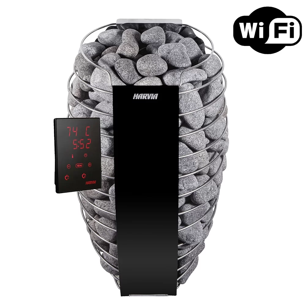 Печь для бани Harvia Spirit SP60 WiFi (в комплекте с камнями 60кг) - 0min