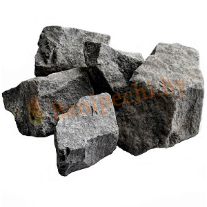 Камни для бани Габбро-диабаз Колотый, 20 кг - 0