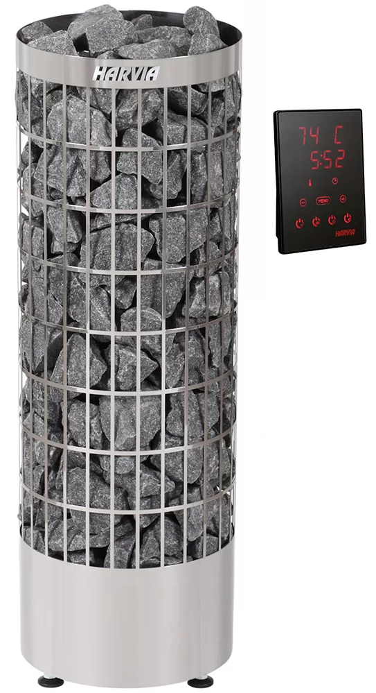 Печь для бани Harvia Cilindro PC90XE Steel - 0min