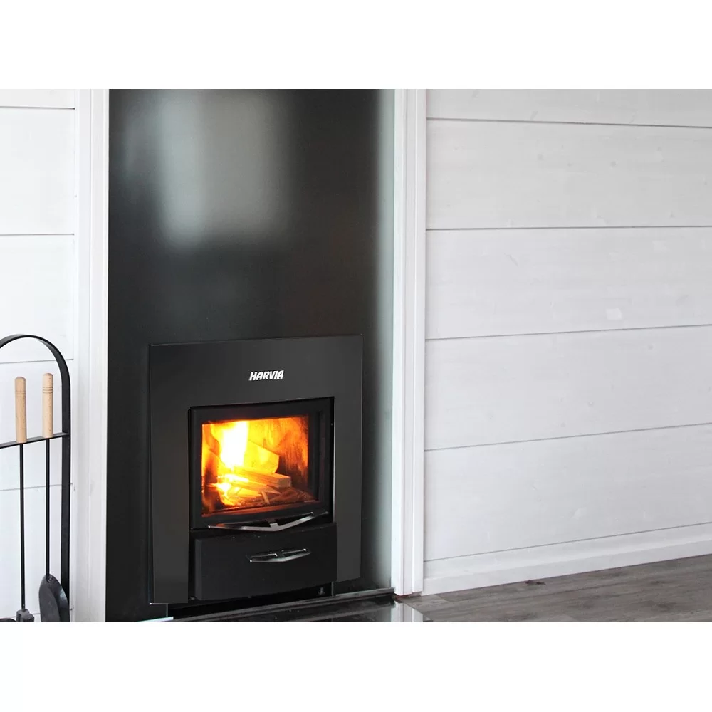 Дровяная печь для бани Harvia 22 Duo Black - 2min