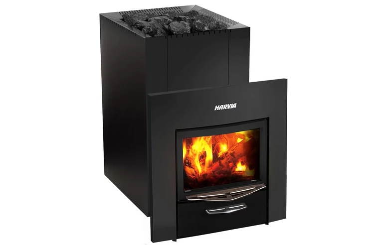 Дровяная печь для бани Harvia 22 Duo Black
