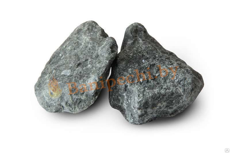Камни для бани Габбро-диабаз Обвалованный, 20 кг - 0