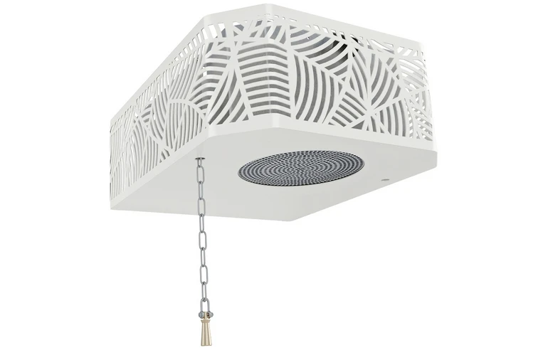 Обливное устройство ИзиСтим Каскад 20 в кожухе сетке Модерн белый