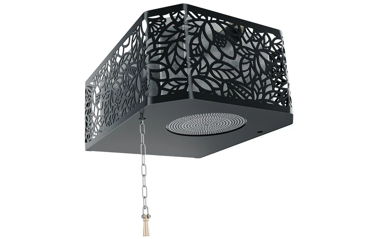 Обливное устройство ИзиСтим Каскад 30 в кожухе сетке Хохлома черный