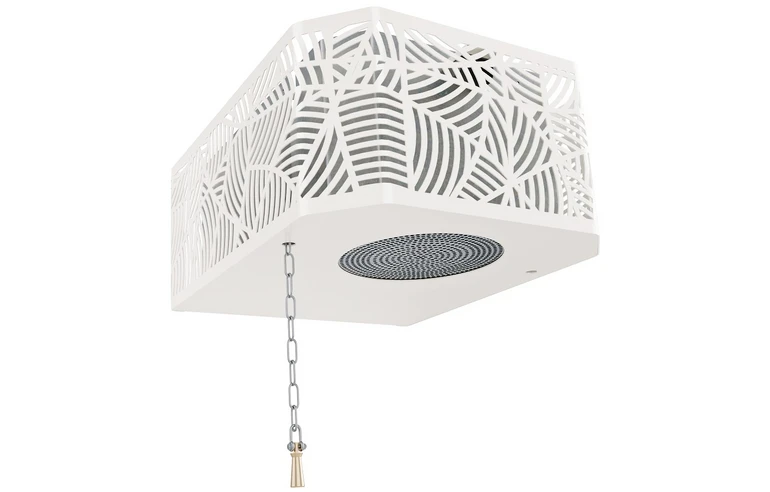 Обливное устройство ИзиСтим Каскад 30 в кожухе сетке Модерн белый