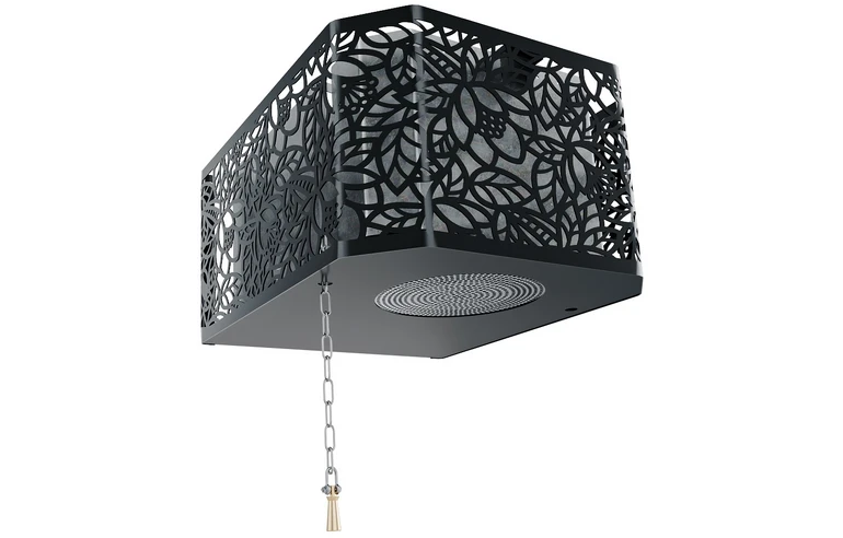 Обливное устройство ИзиСтим Каскад 40 в кожухе сетке Хохлома черный