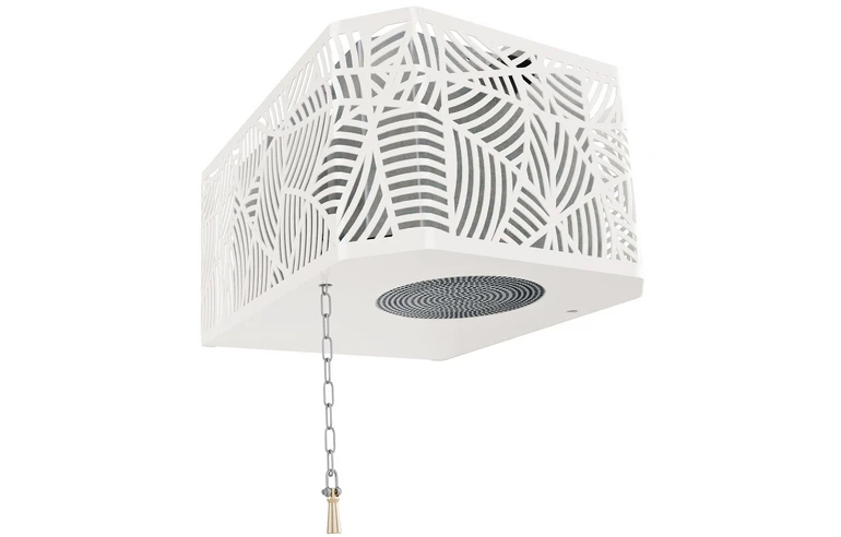 Обливное устройство ИзиСтим Каскад 40 в кожухе сетке Модерн белый