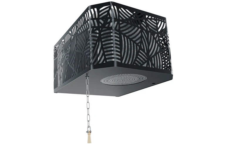 Обливное устройство ИзиСтим Каскад 40 в кожухе сетке Модерн черный