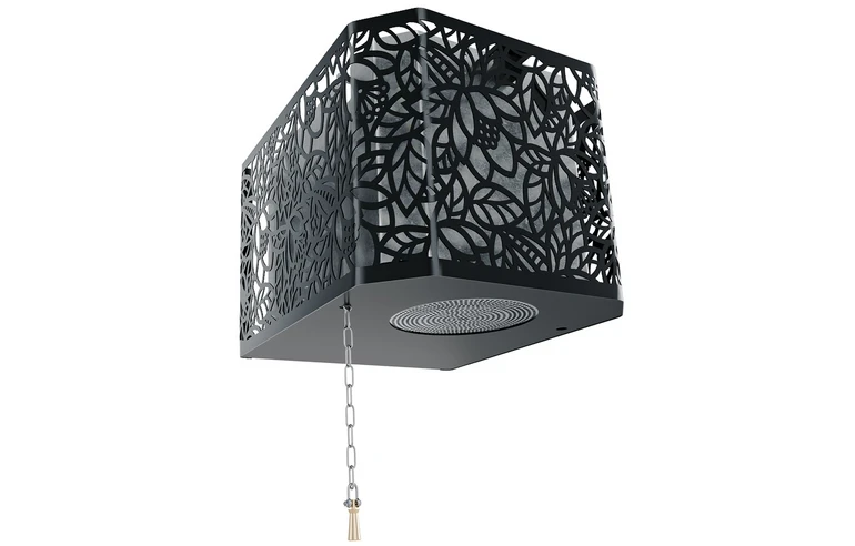 Обливное устройство ИзиСтим Каскад 60 в кожухе сетке Хохлома черный