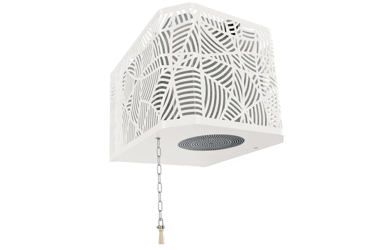 Обливное устройство ИзиСтим Каскад 60 в кожухе сетке Модерн белый