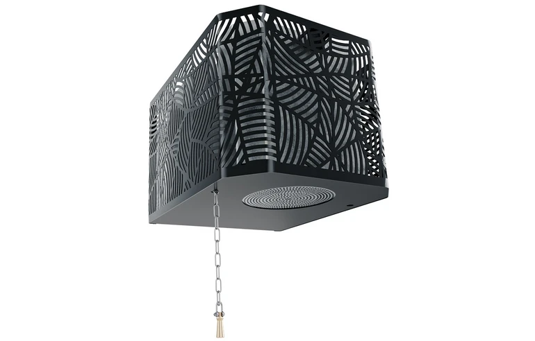 Обливное устройство ИзиСтим Каскад 60 в кожухе сетке Модерн черный