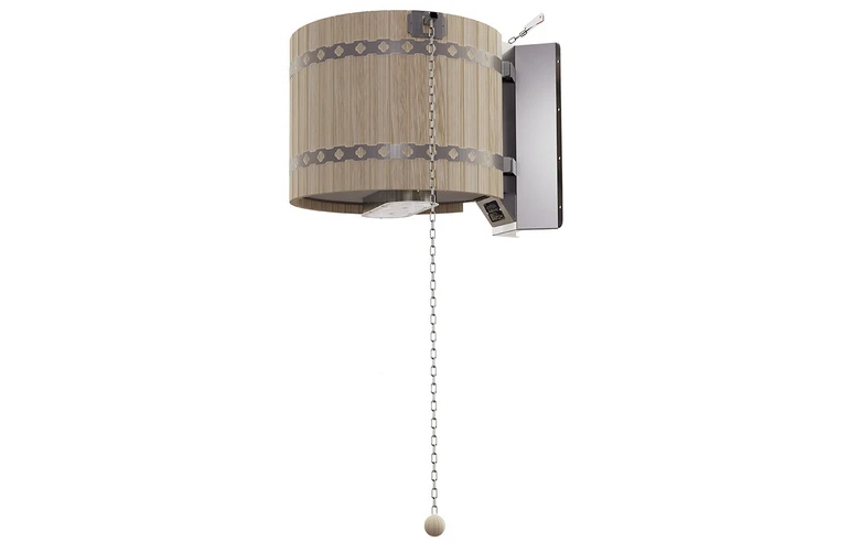 Обливное устройство Ливень L ПРО 70л с деревянным обрамлением &laquo;светлое дерево&raquo;