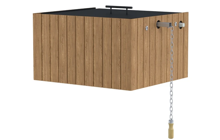 Обливное устройство EVEREST WOOD "ДУБ" 35л