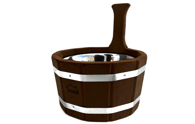 Ушат Ольха 3л с нержавеющей вставкой Термо