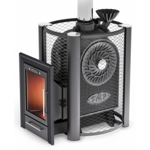 Печь для бани Термофор Чёрная жемчужина Люмина Плюс с нерж каменкой - 0min