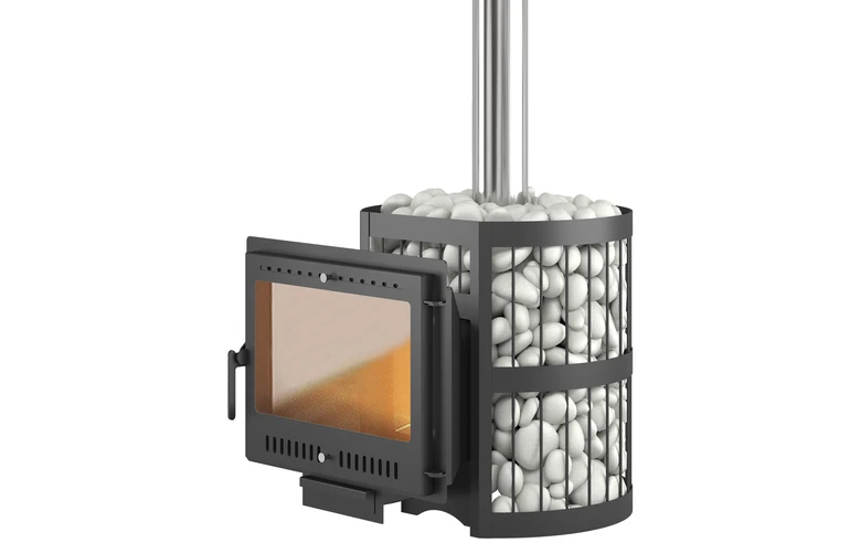 Печь для бани ЭТНА Стандарт 18 (Панорама) "М"