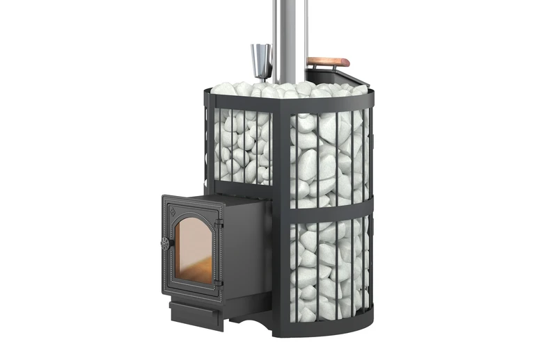 Печь для бани ЭТНА Стандарт 18 (ДТ-4С) Закрытая каменка