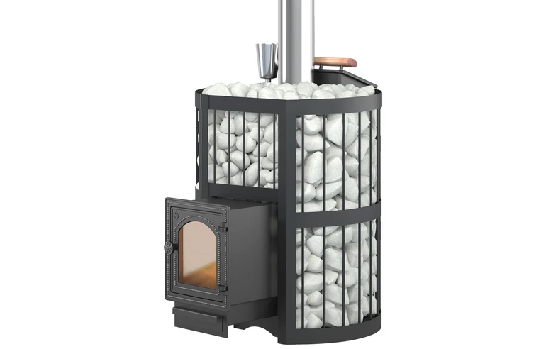 Печь для бани ЭТНА Стандарт 24 (ДТ-4C) Закрытая каменка