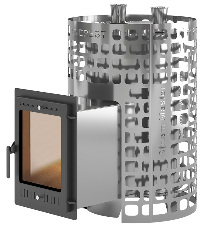 Печь для бани Эверест "Steam Master" 30 INOX (320М) - 0min