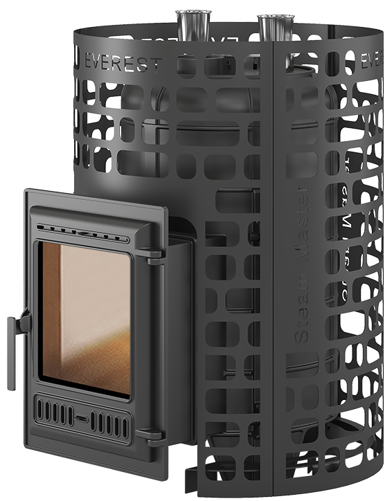 Печь для бани Эверест "Steam Master" 30 (320) ЧУГУН б/в - 0min