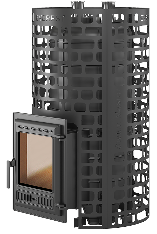 Печь для бани Эверест "Steam Master" 44 (320) ЧУГУН б/в - 0min