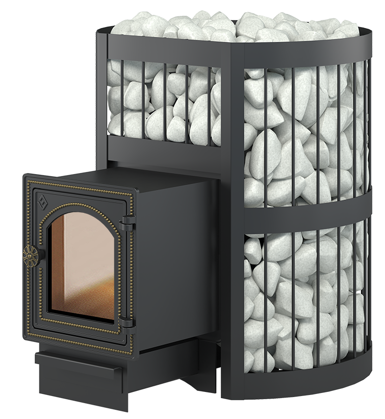 Печь для бани Везувий Легенда Стандарт 22 (ДТ-4C) - 0min