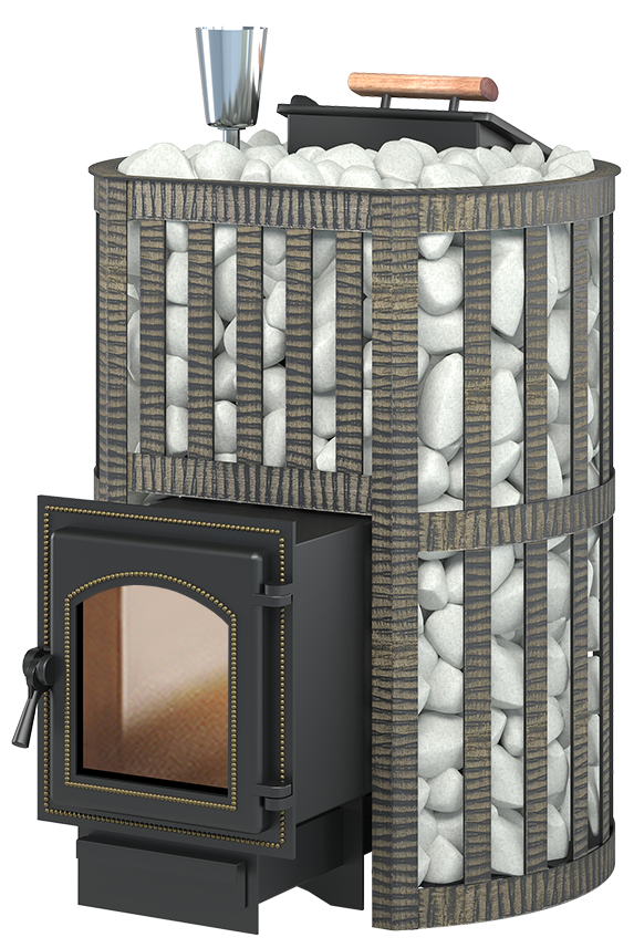 Печь для бани Везувий Ураган Ковка 16 (270) - 0min