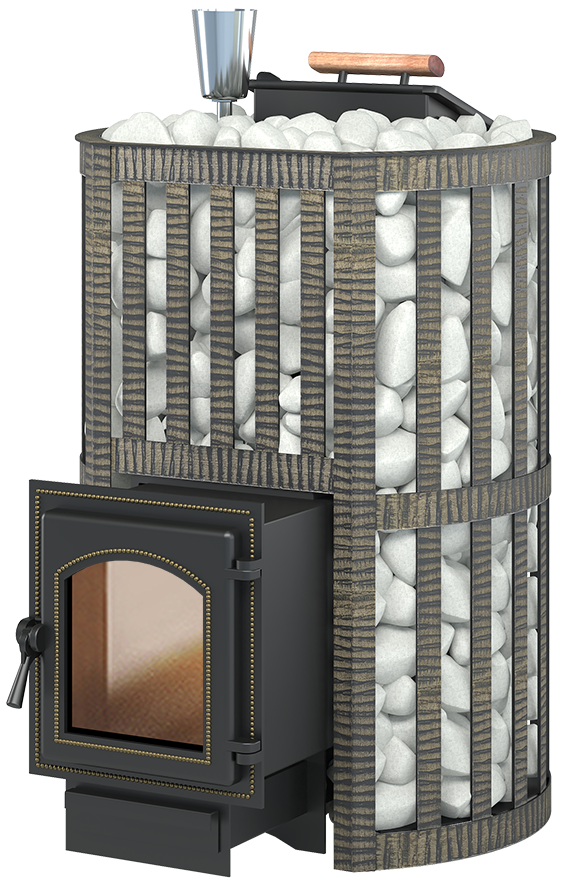 Печь для бани Везувий Ураган Ковка 22 (270) - 0min