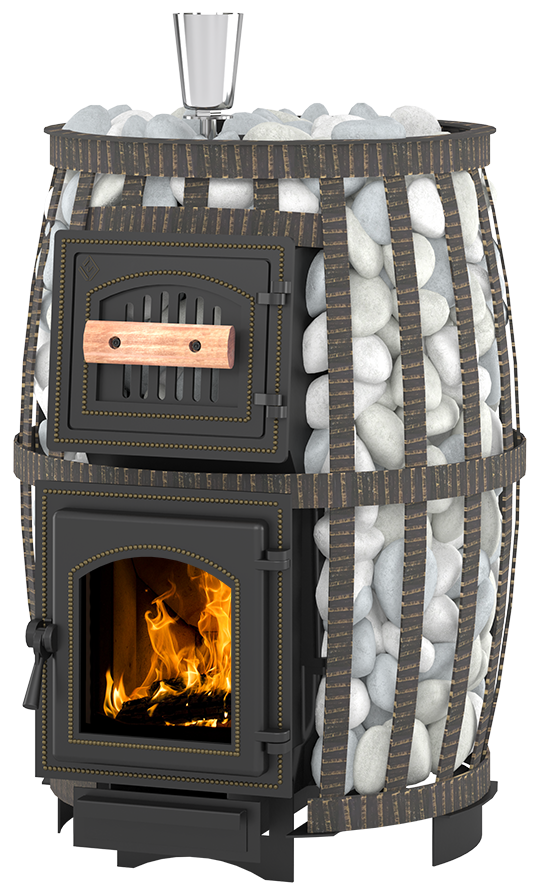 Печь для бани Везувий Легенда Русский пар ковка 18 (270) б/в - 0min