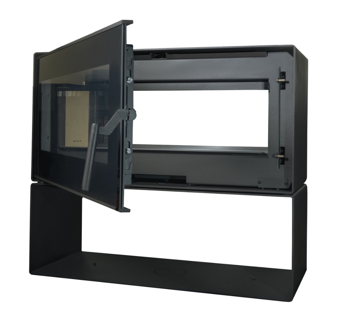 Печь-камин АОТ 10,0 в модификации «Монблан 2С» - 2min