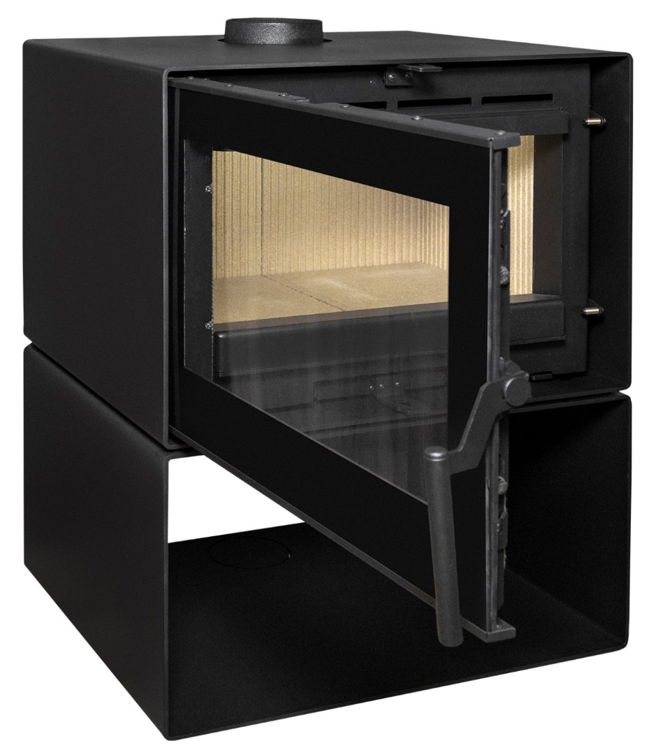 Печь-камин АОТ 10,0 в модификации «Монблан 700» - 3min