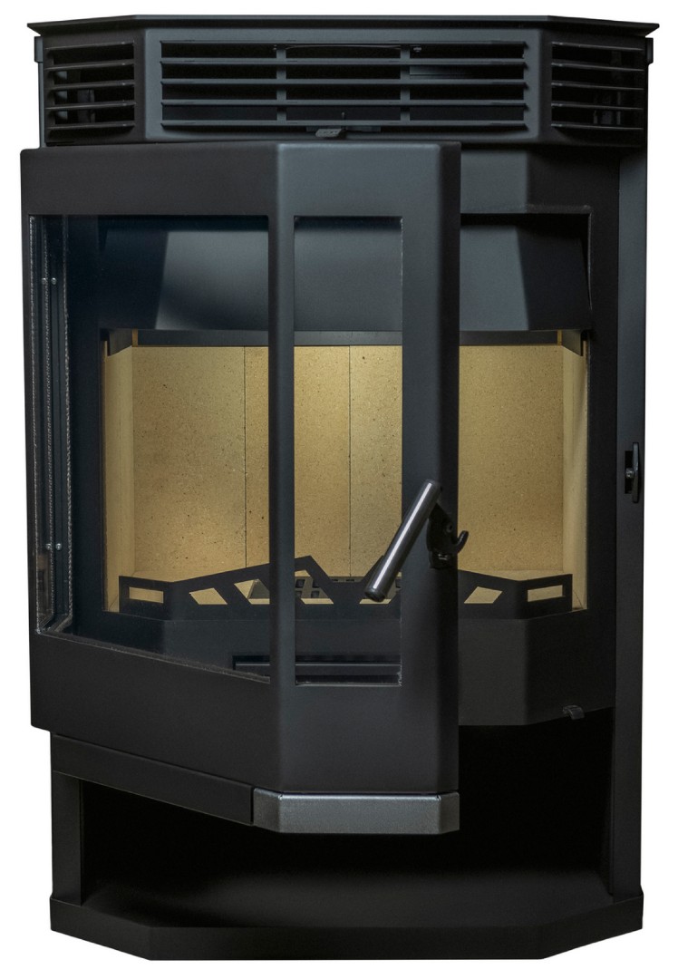 Печь-камин АОТВ 12,0 в модификации «Ангара 12 АКВА» - 2min