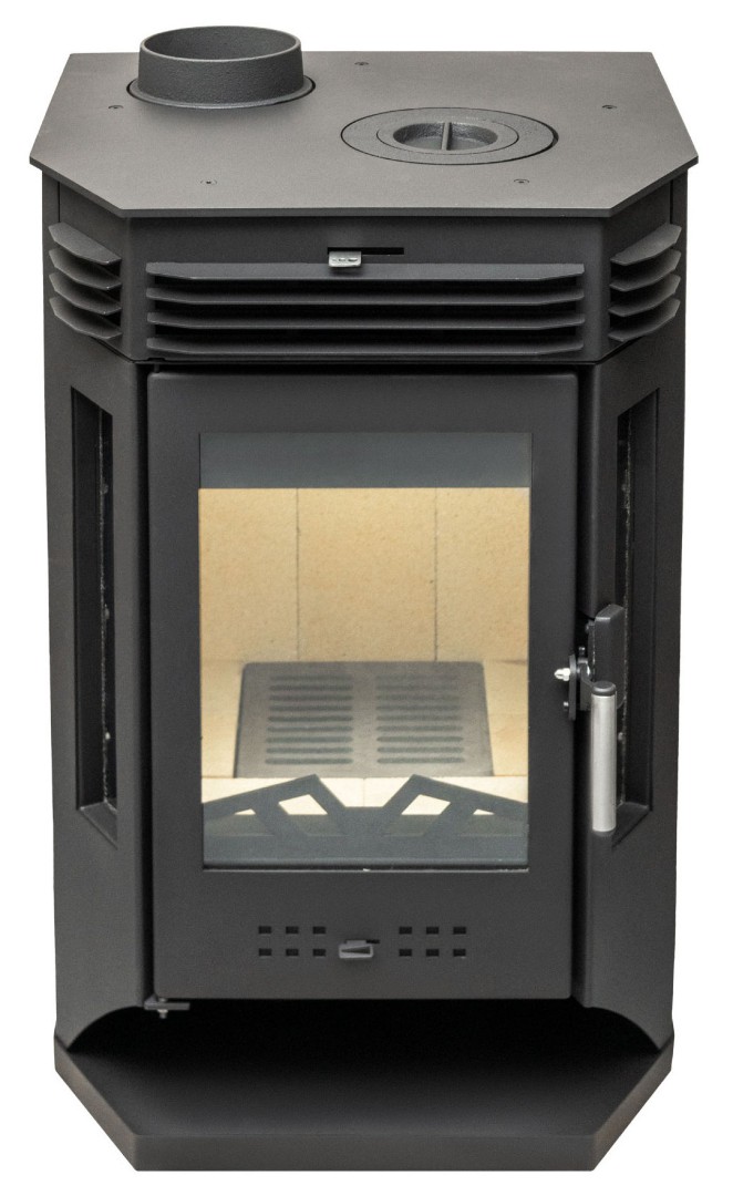 Печь-камин АОТ 9,0-03 в модификации «Москва 9 с плитой» - 1min