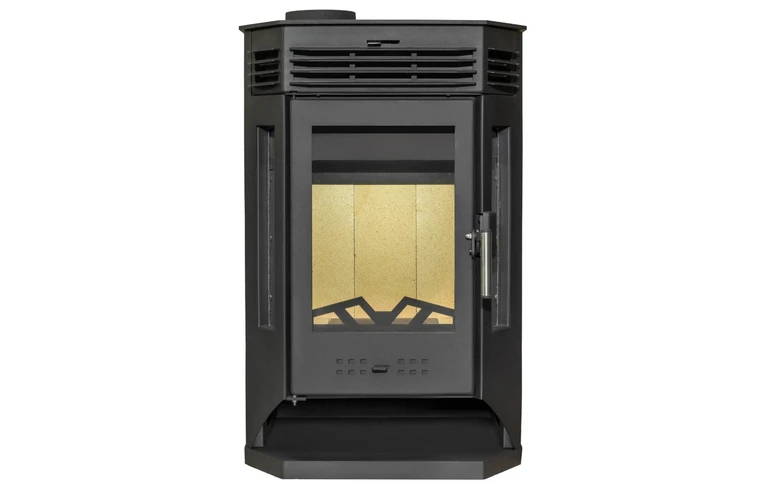 Печь-камин АОТ 9,0-03 в модификации &laquo;Москва 9 с плитой&raquo;