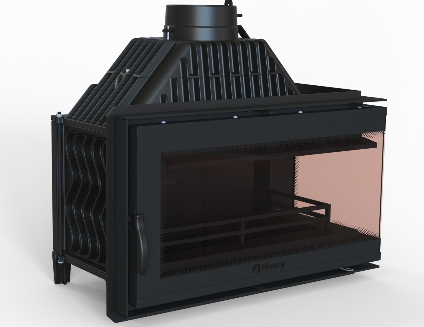 Каминная топка Fireway Sofia правая - 1min