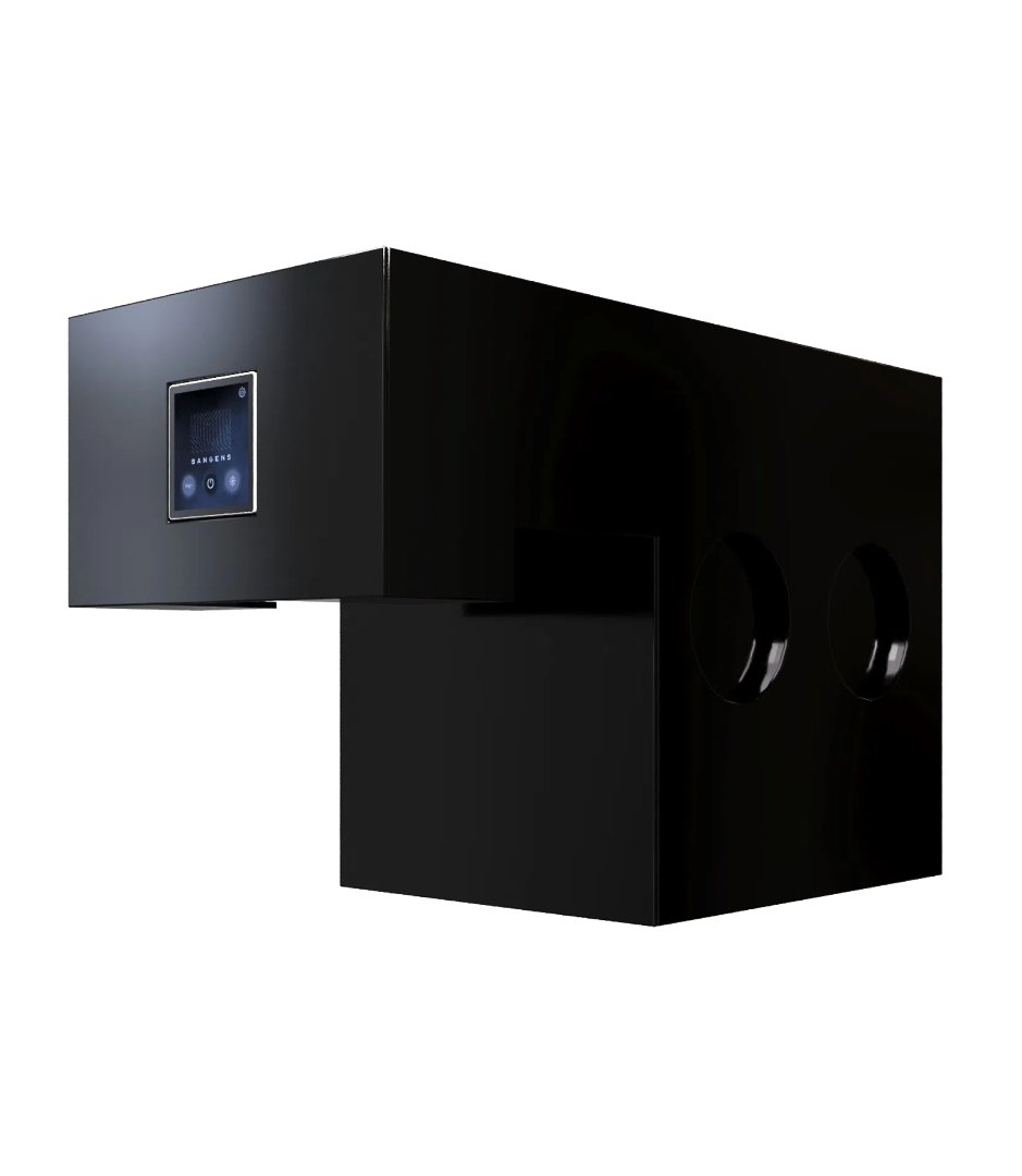 Снегогенератор для бани и сауны Sangens Snow 10 Steel Black (Сангенс Снег 10 Сталь черная) - 3min