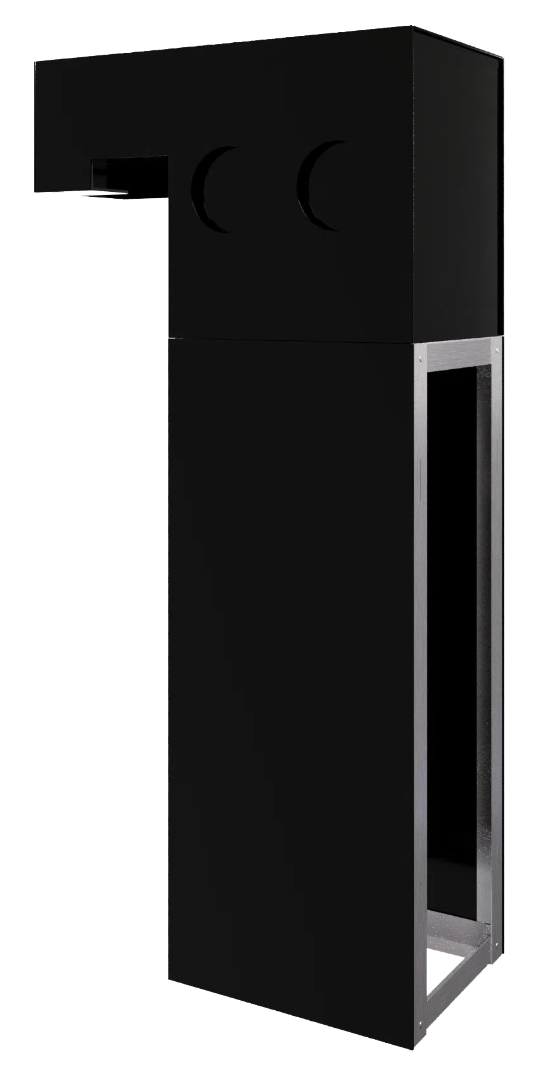 Снегогенератор для бани и сауны Sangens Snow 10 Steel Black (Сангенс Снег 10 Сталь черная) - 7min