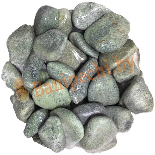 Камни для бани Жадеит шлифованный мелкий, 10 кг - 0