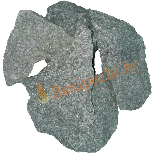 Камни для бани Жадеит колотый некалиброванный, 10 кг (коробка) - 0