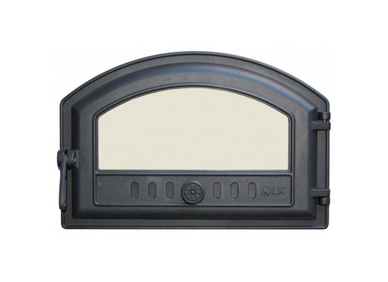Дверца топочная герметичная со стеклом LK 324 (180/250х410 мм)