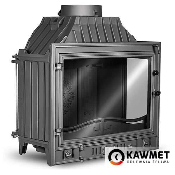 Каминная топка Kawmet W4P с дополнительным правым стеклом 14.5 kW - 1