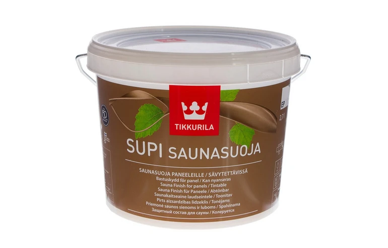 Защитный состав для стен Supi Saunasuoja 2,7 л.
