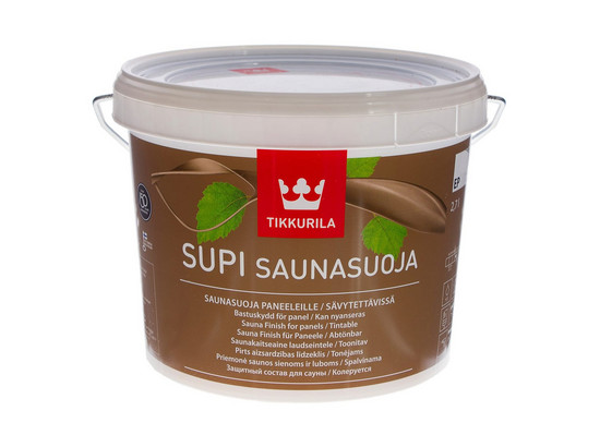Защитный состав для стен Supi Saunasuoja 2,7 л. - 0min