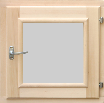 Окно для бани из липы (размеры внутри) - 0