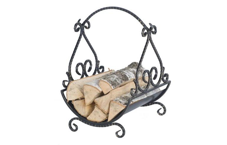 Дровница кованая Везувий D130 (B, S, Ч)