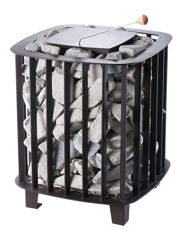 Печь для бани Премьера Руса (с закрытой каменкой) 220В - 0min