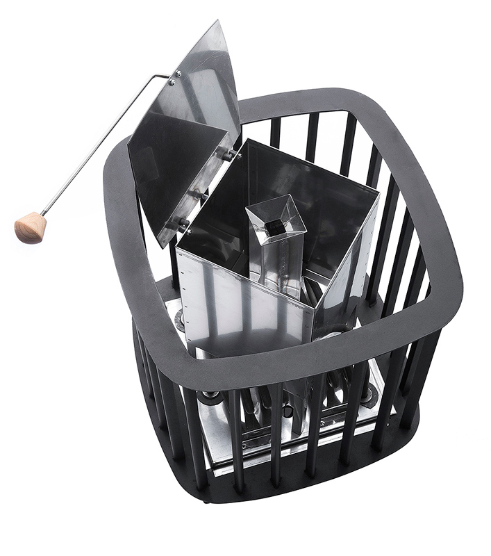 Печь для бани Премьера Руса (с закрытой каменкой) 220В - 1min