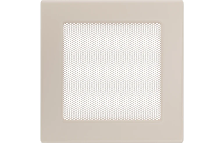Решетка вентиляционная Кремовая 17x17 Kratki